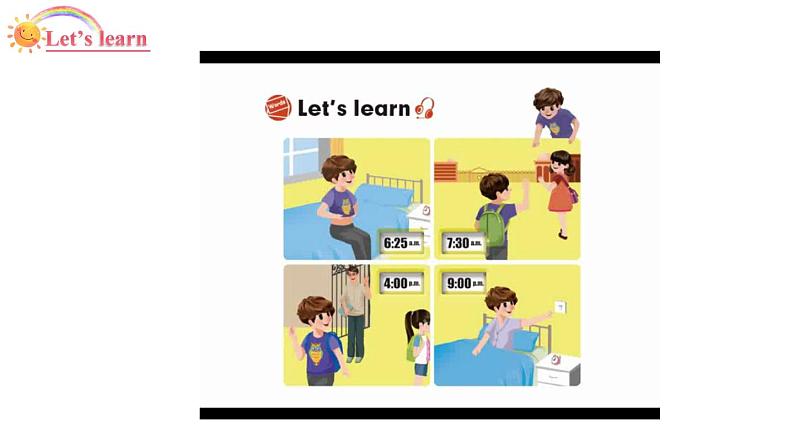 四年级英语下册pep教学课件ppt +素材Unit 2   What time is it 第五课时06