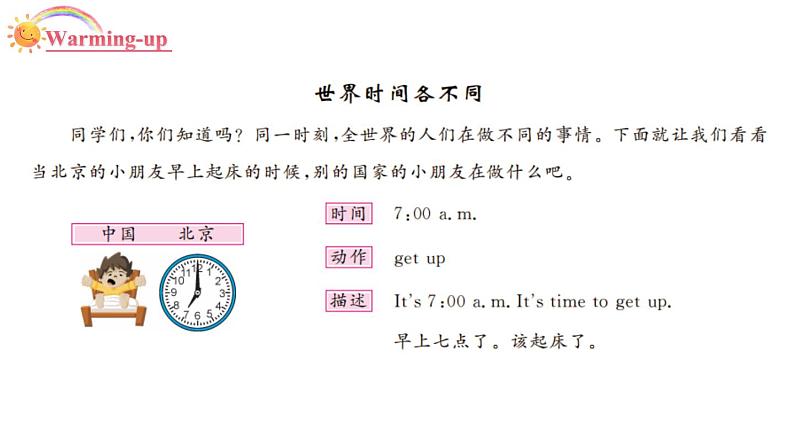 四年级英语下册pep教学课件ppt +素材Unit 2   What time is it 第六课时03