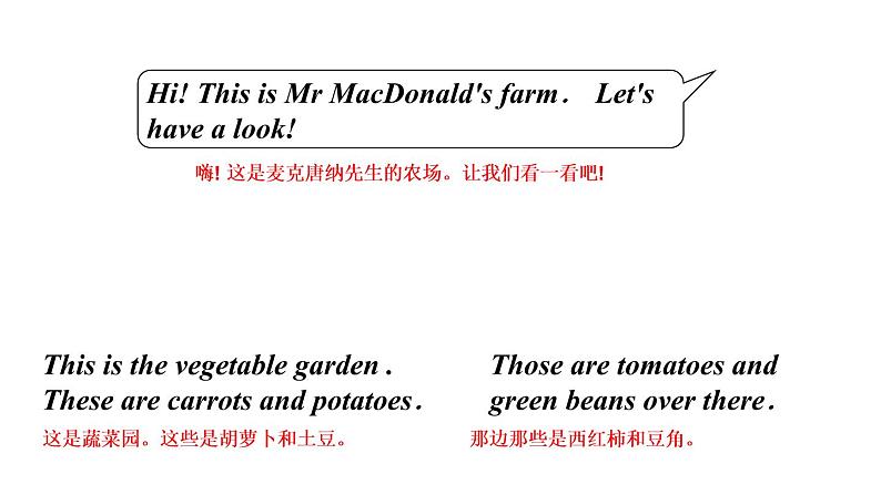 第六课时 Part B(Read and write) --- Part C(Story time)第7页
