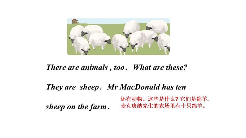 第六课时 Part B(Read and write) --- Part C(Story time)第8页