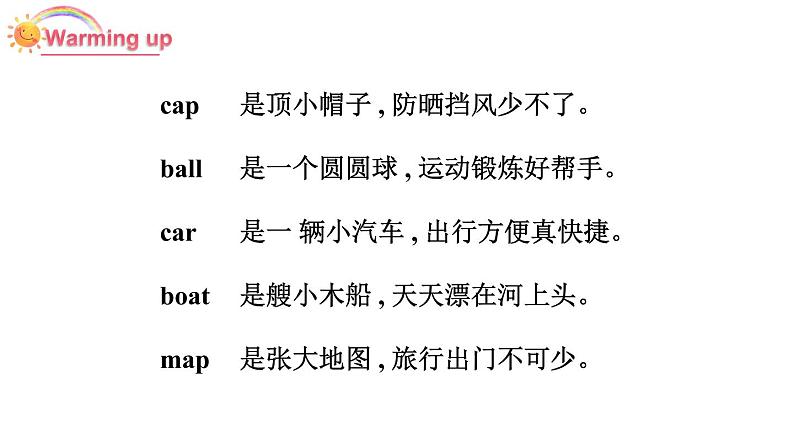 第五课时 Part B（Let 's learn）第3页