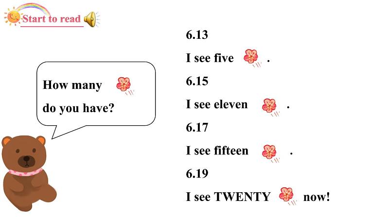 3年级英语下册pep教学课件ppt +素材Unit6 How many第六课时04