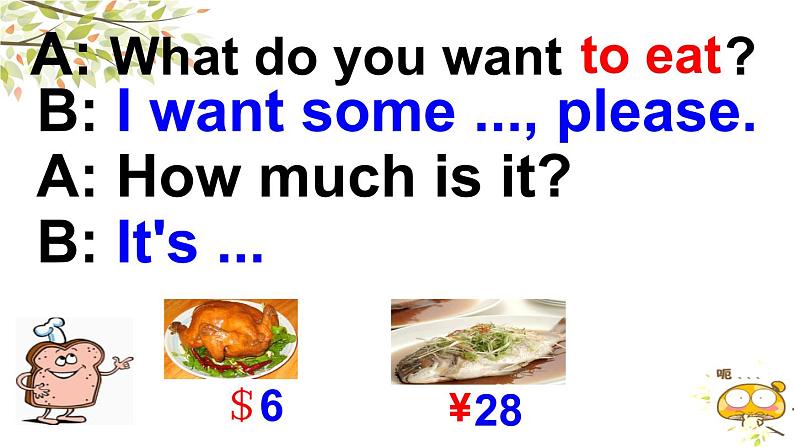 英语外研版六年级下册U 2Module 1 Unit 2 What do you want to eat？ ppt05