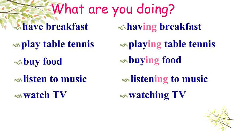 英语外研版六年级下册Module 3 Unit 2 The cows are drinking water 课件04