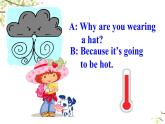 英語(yǔ)外研版六年級(jí)下冊(cè)Module 8 Unit 2 Why are you wearing a hat 課件