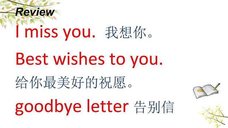 英语外研版六年级下册Module 9 Unit 2 Wishing you happiness every day 课件07