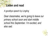 英語(yǔ)外研版六年級(jí)下冊(cè)Module 10 Unit 1 We're going to different schools 課件