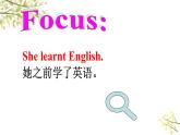 英語外研版5年級下冊Module 2 Unit 1 She learnt English 課件