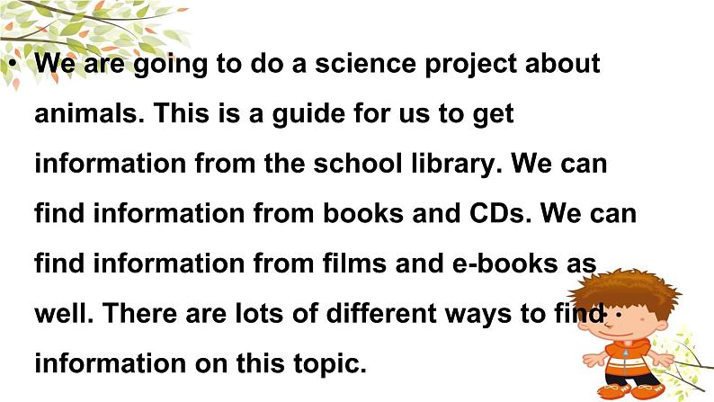 英语外研版5年级下册Module 4 Unit 2 We can find information from books and CDs 课件07