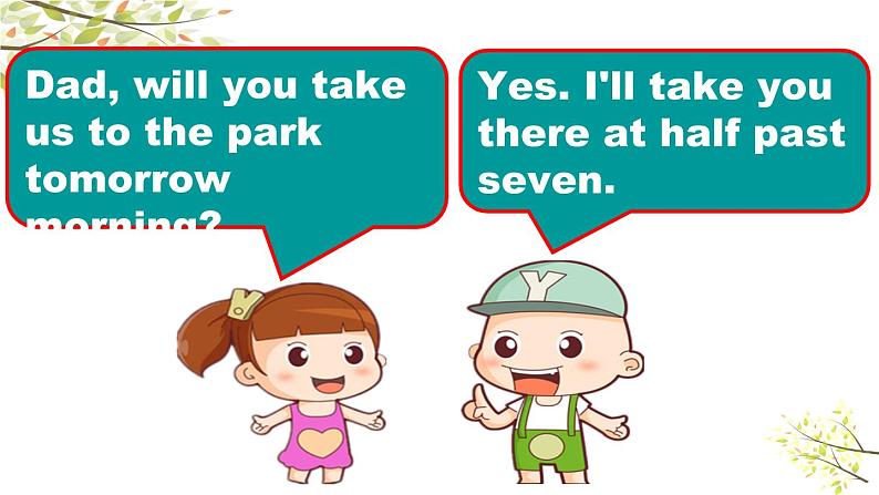 英语外研版5年级下册Module 7 Unit 1 My father goes to work at eight o'clock every morning 课件05