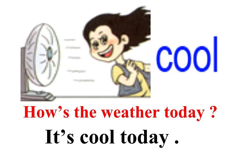 四年级上册英语课件-Unit4 How is the weather today？Lesson 21 人教精通版08