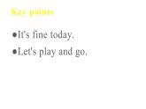 四年級(jí)上冊(cè)英語(yǔ)課件-Unit4 How is the weather today？Lesson 19 人教精通版