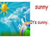 四年級(jí)上冊(cè)英語(yǔ)課件-Unit4 How is the weather today？人教精通版