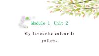 英语外研版 (三年级起点)Unit 2 My favourite colour is yellow.示范课课件ppt