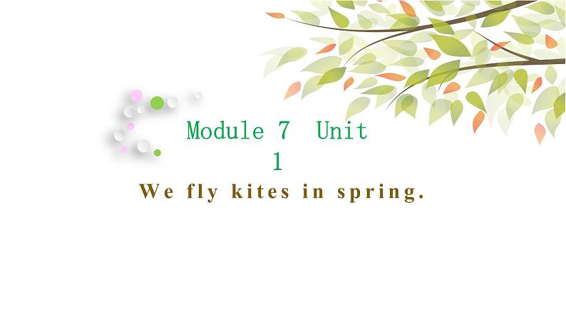 英语外研版3年级下册Module 7 Unit 1 We fly kites in spring课件101