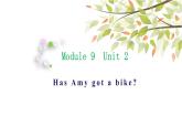 英語外研版3年級下冊Module 9 Unit 2 Has Amy got a bike課件1