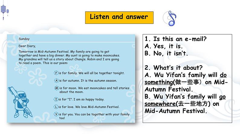 人教版pepl小学英语六年级上册unit3 Part B read and write 阅读课课件第7页