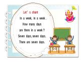四年級(jí)下冊(cè)英語(yǔ)課件-Unit 4 There are seven days in a week.  Lesson  22 人教精通版.