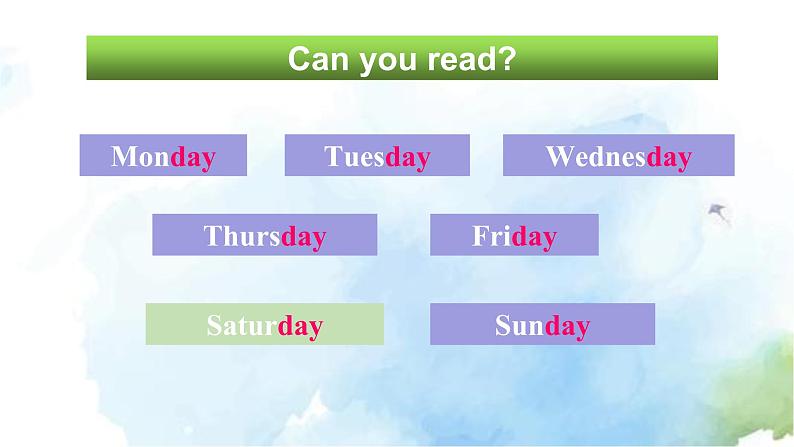 外研版三年级下册 Module 5 Unit 2 On Monday I'll go swimming. 课件 (共21张PPT)＋教案03