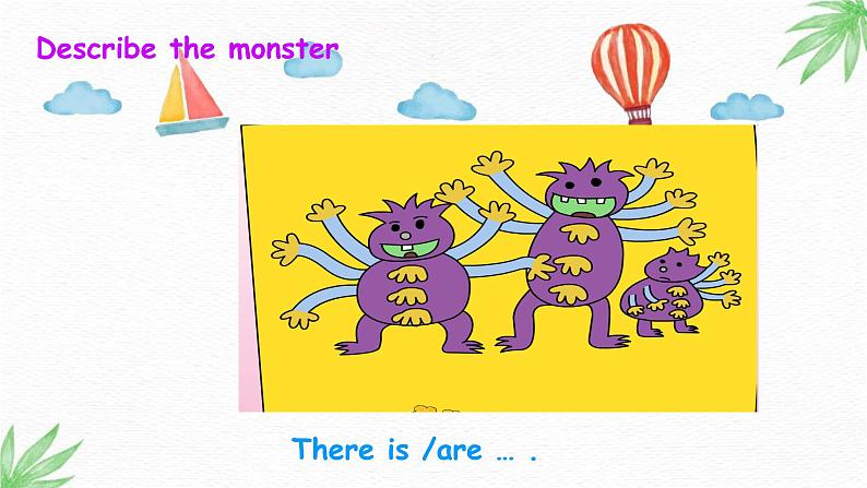 外研版三年级下册 Module 6 Unit 2 There is a small monster. 课件(共16张PPT)+教案+视频06