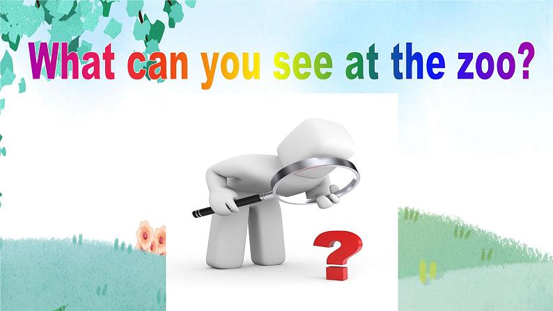 人教PEP英语三年级下 Unit 3 At the zoo  B. Let's learn& Let's do   精品课件+教学设计+习题+导学案07