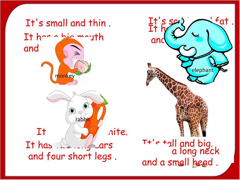 人教PEP英语三年级下 Unit 3 At the zoo B Start to read&C Story time 精品课件+教学设计+习题+导学案08