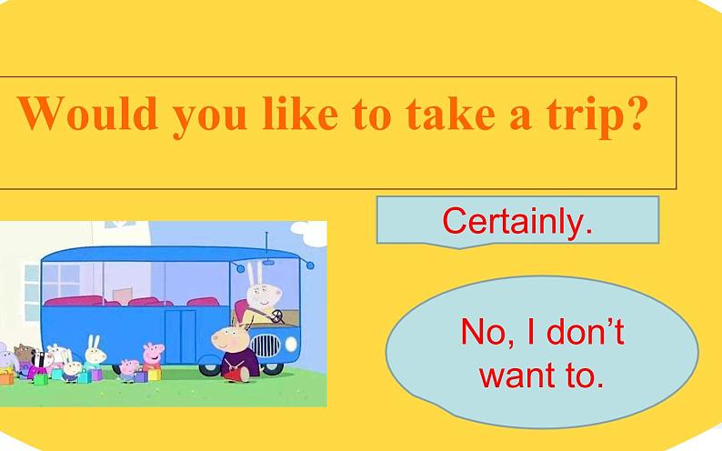 四年级下册英语课件-Unit 6 Would  you  like  to take a  trip ？Lesson 31 人教精通版03