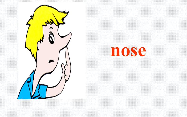 三年级上册英语课件-Unit3  Look at my nose. Lesson 13 人教精通版02