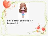 三年级上册英语课件-Unit5 What colour is it？  Lesson 25人教精通版