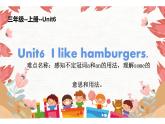 三年级上册英语课件-Unit 6  I like hamburgers.    人教精通版