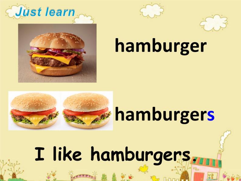 三年级上册英语课件-Unit 6  I like hamburgers.  Lesson 31 人教精通版02