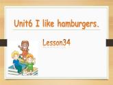 三年级上册英语课件-Unit 6  I like hamburgers. Lesson 34 人教精通版