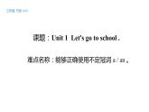 三年级下册英语课件-Unit 1  Let's go to school. 人教精通版