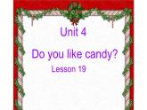 三年级下册英语课件-Unit 4 Do you like candy？Lesson 19  人教精通版