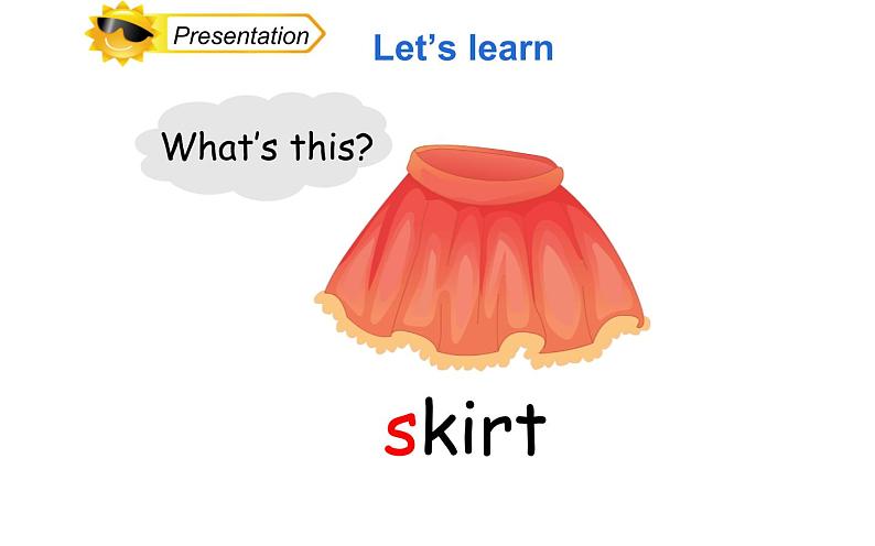 三年级下册英语课件-Unit 6 Is this  your  skirt？ Lesson 31 人教精通版05