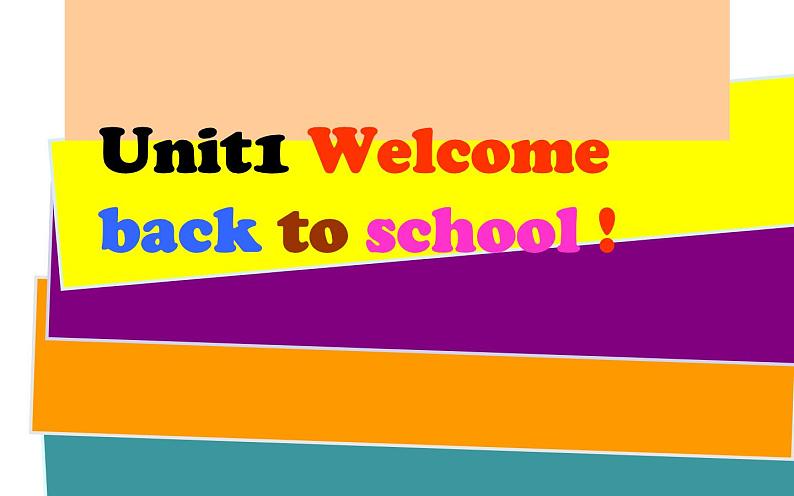 三年级英语下册课件-Unit 1  Welcome back  to school-人教PEP版第2页