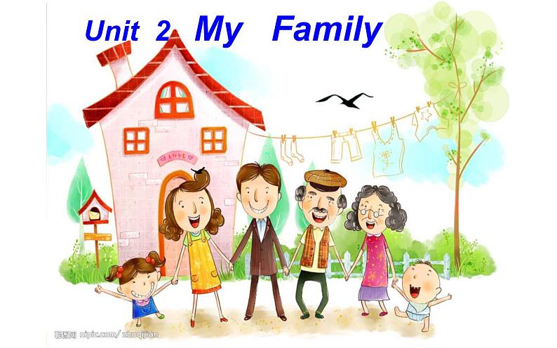 三年级英语下册课件-Unit 2 My family -  人教PEP版01