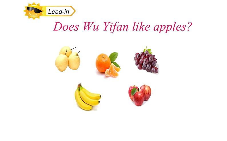 三年级英语下册课件-Unit 5  Do you like pears ？ A  Let's learn-人教PEP版02