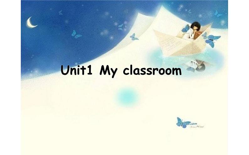 四年级英语上册课件-Unit 1 My classroom -人教PEP版01