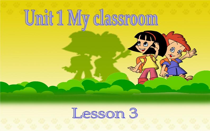 四年级英语上册课件-Unit 1 My classroom Lesson 3-人教PEP版第1页