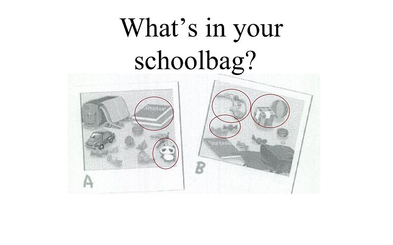 四年级英语上册课件-Unit 2 My Schoolbag B   Read  and  write-人教PEP版第3页