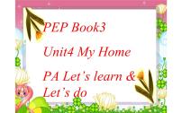 人教版 (PEP)四年级上册Unit 4 My home Part A课堂教学ppt课件