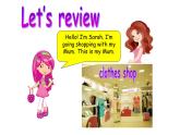 四年级英语下册课件-Unit 6 Shopping Period 3 -人教PEP版