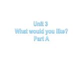 五年级英语上册课件-Unit 3 What would you like ？Part A  -人教PEP版.