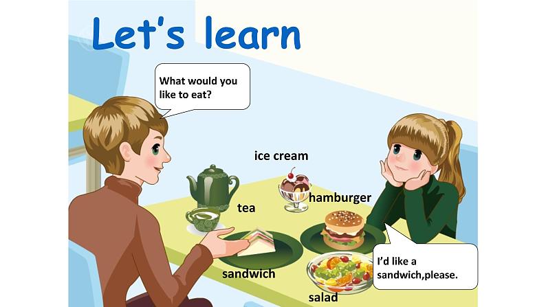 五年级英语上册课件-Unit 3 What would you like ？PartA Let’s learn & let’s talk  -人教PEP版.05