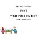 五年级英语上册课件-Unit 3 What would you like ？Part A Let’s learn-人教PEP版.