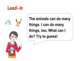 五年级英语上册课件-Unit 4 What can you do？Part A Let’s learn -人教PEP版.
