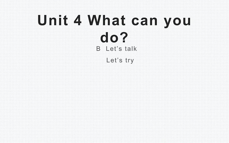 五年级英语上册课件-Unit 4 What can you do？B  Let’s talk-人教PEP版.01