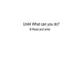 五年级英语上册课件-Unit 4 What can you do？    B Read and write-人教PEP版.