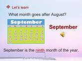 人教精通版英语六上Unit 5《July is the seventh month》（Lesson 27） 课件